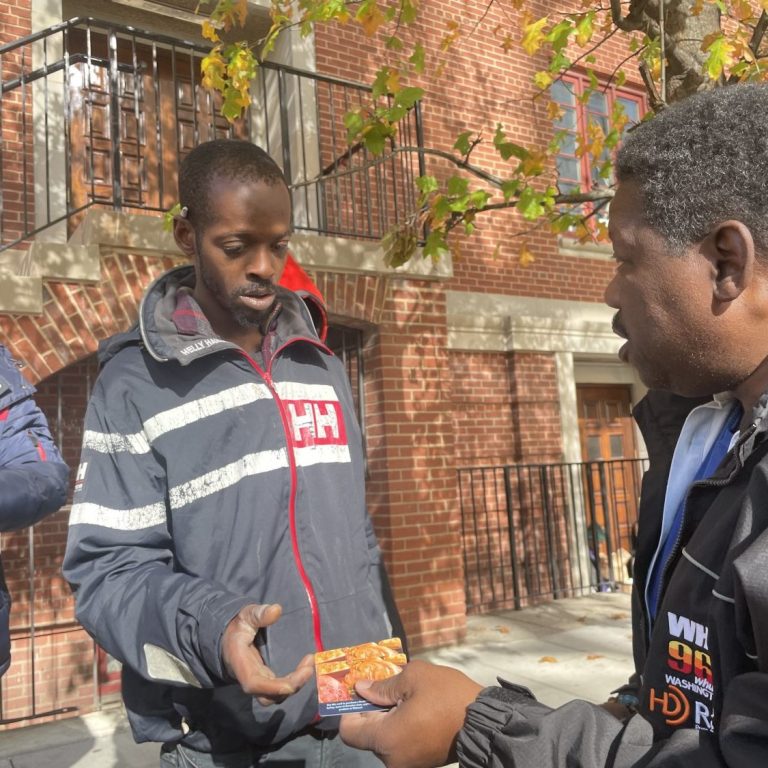 WHUR Season of Giving In High Gear With Steve Harvey Morning Show Turkey Give and Shabach Ministries, Inc.