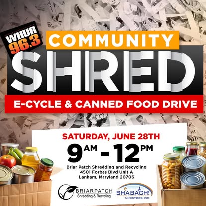 Free Shredding and Food Drive