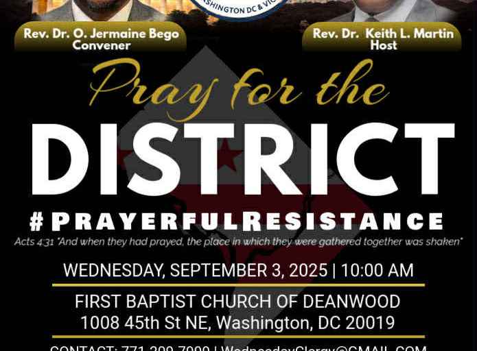 PRAY FOR THE DISTRICT:                     A FEDERAL DC TAKEOVER RESISTANCE MOVEMENT
