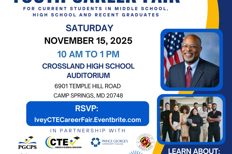 Conversation with MD Congressman Glenn Ivey/Future Ready Career Youth Fair Information & Registration