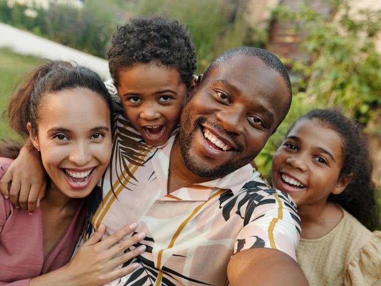 BLACK PARENTS AND CHILDREN