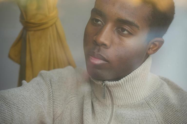 Black Teen Boys Quarter Zip Sweater Trend