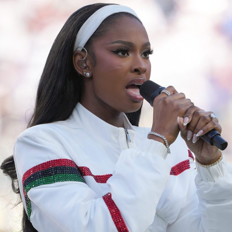 Coco Jones Honors Black Legacy in Karl Kani Look During Super Bowl 60 Performance