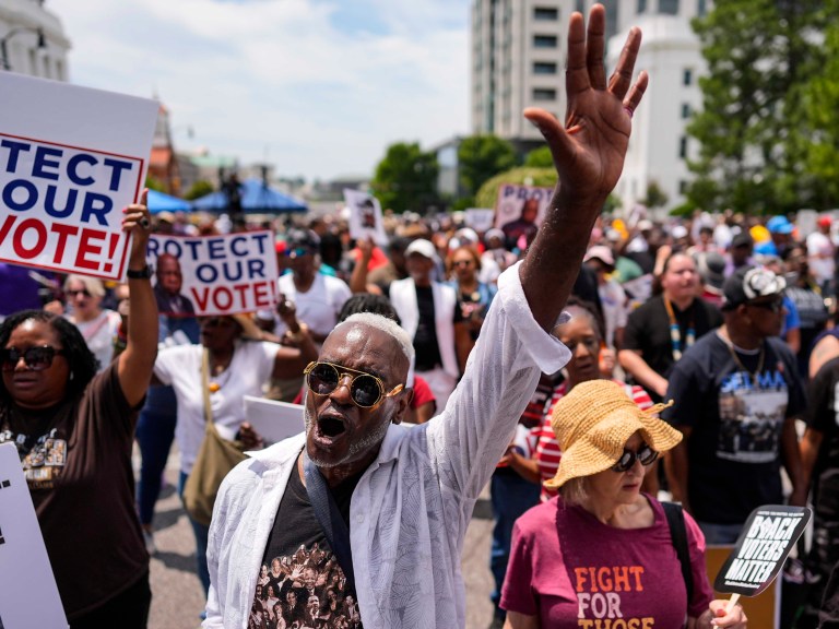 ALABAMA VOTER PROTEST ALABAMA VOTER PROTEST
