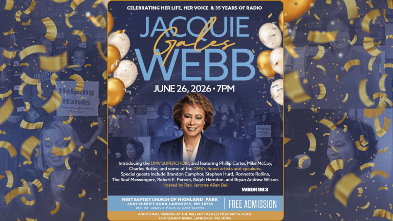 WHUR 96.3 Invites the Community to Celebrate the Legacy of Jacquie Gales