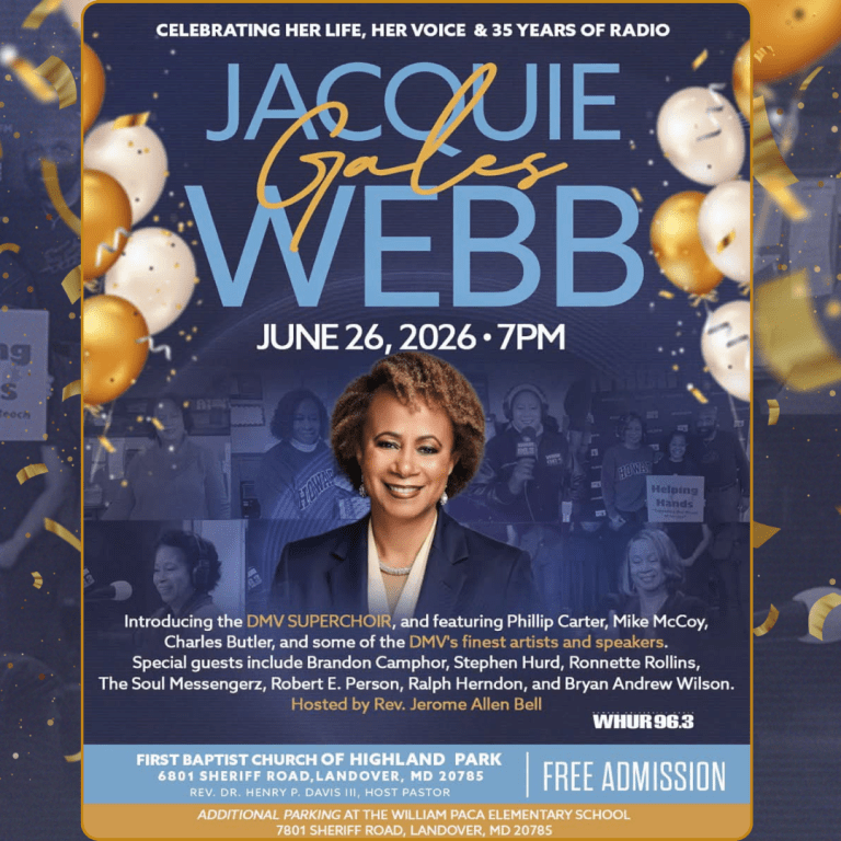 WHUR 96.3 Invites the Community to Celebrate the Legacy of Jacquie Gales