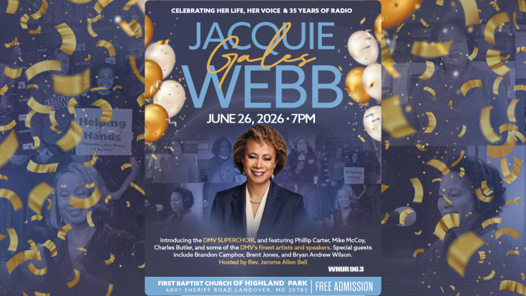WHUR 96.3 Invites the Community to Celebrate the Legacy of Jacquie Gales