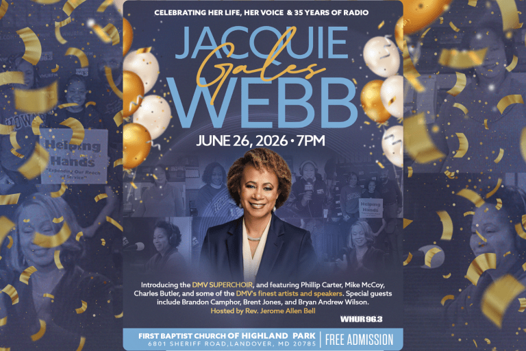 WHUR 96.3 Invites the Community to Celebrate the Legacy of Jacquie Gales