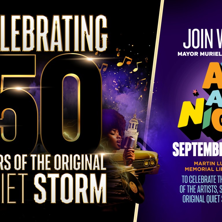 Join WHUR 96.3  to Celebrate 50 Years of The Quiet Storm at DC’s Art All Night