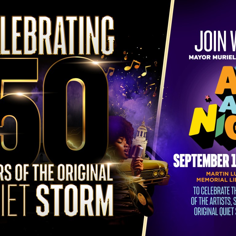 Join WHUR 96.3  to Celebrate 50 Years of The Original Quiet Storm at DC’s Art All Night